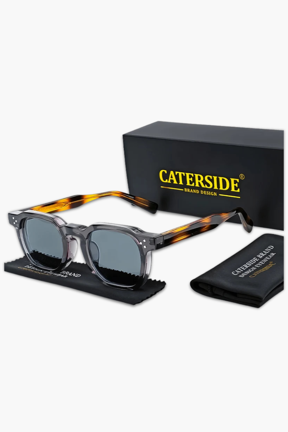 Retro Punk Square Frame Sunglasses