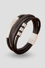 Men's Hand-woven Multilayer Leather Bracelet