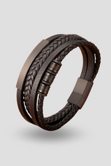 Men's Hand-woven Multilayer Leather Bracelet