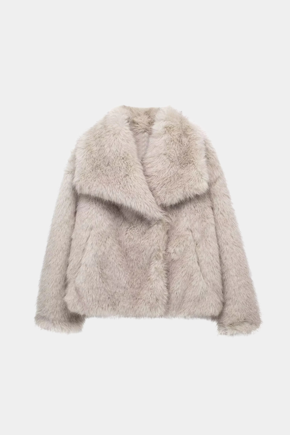 Women's Faux Fox Fur Coat