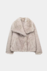 Women's Faux Fox Fur Coat