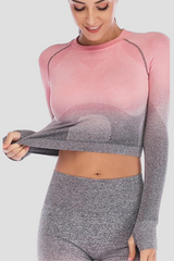 Crop Sleeved Top Shirt