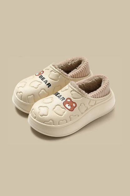 Eva Waterproof Cotton Slippers Women's Winter