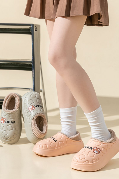 Eva Waterproof Cotton Slippers Women's Winter