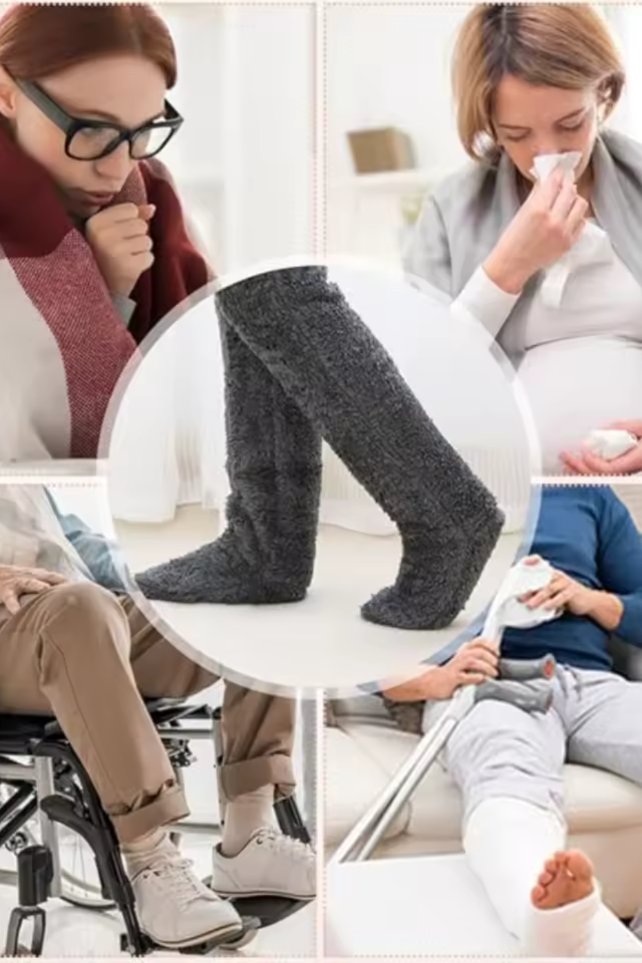 Over Knee High Fuzzy Long Socks