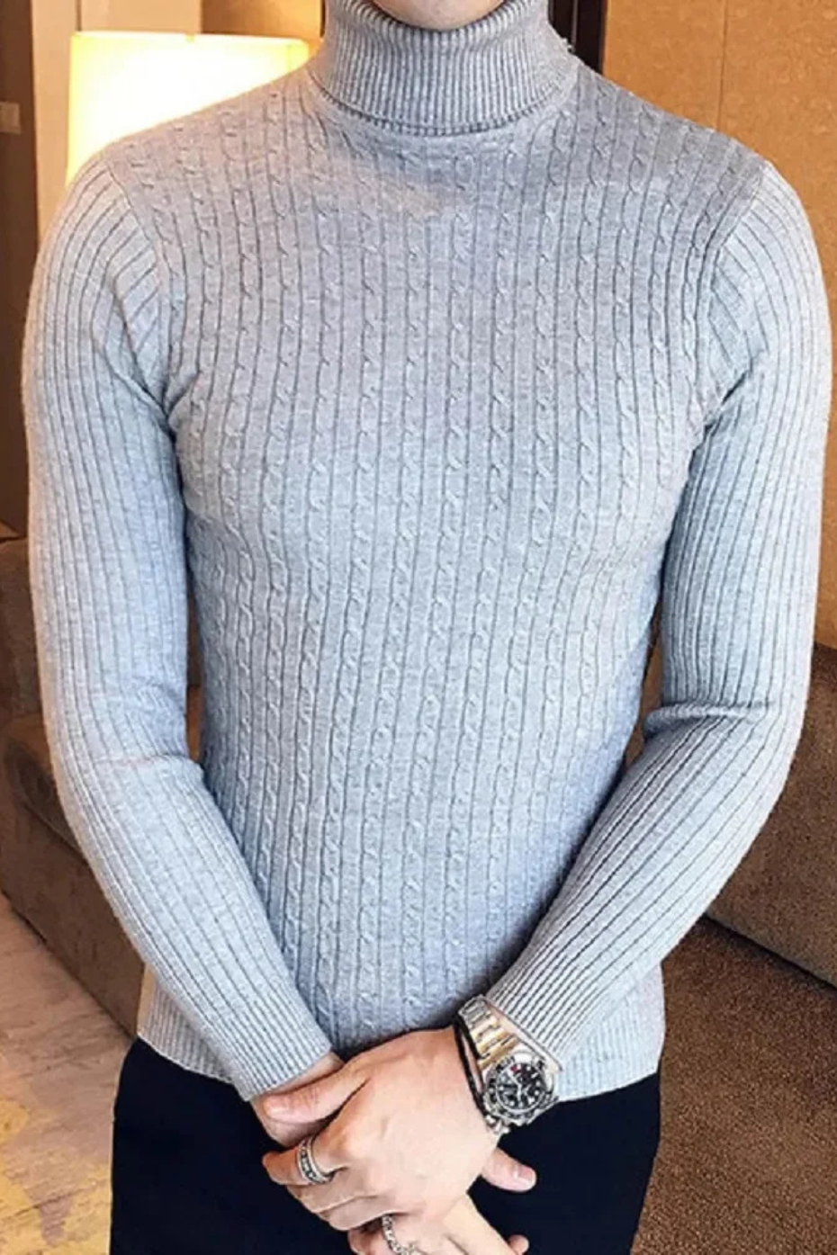 EverWarm Men's Turtleneck