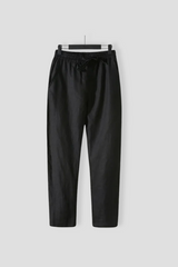 Men's Cotton Linen Cropped Pants