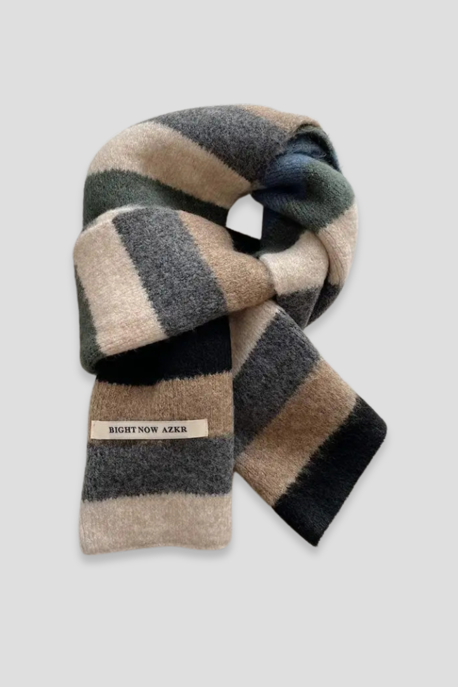 Colorblock Mohair Scarf