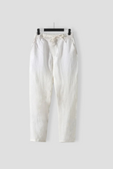 Men's Cotton Linen Cropped Pants