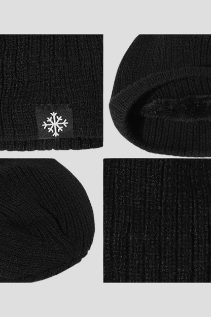 Fleece Blended Knitted Winter Hat