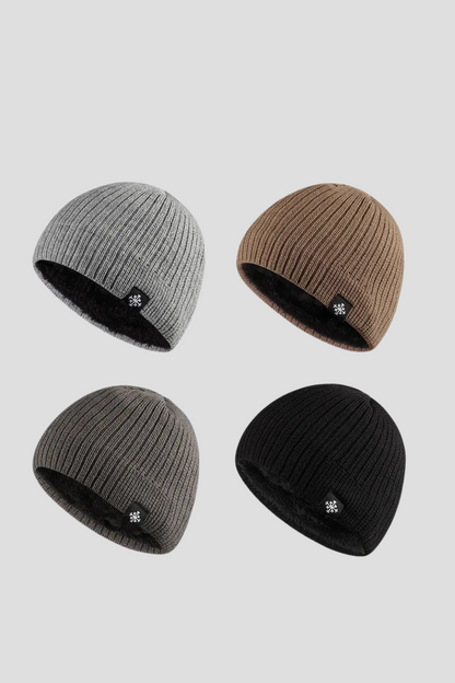 Fleece Blended Knitted Winter Hat