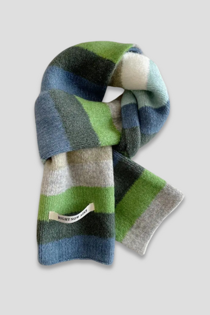Colorblock Mohair Scarf
