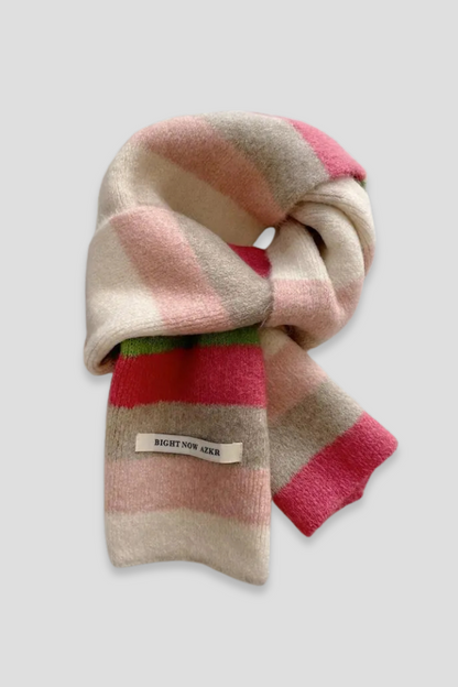 Colorblock Mohair Scarf