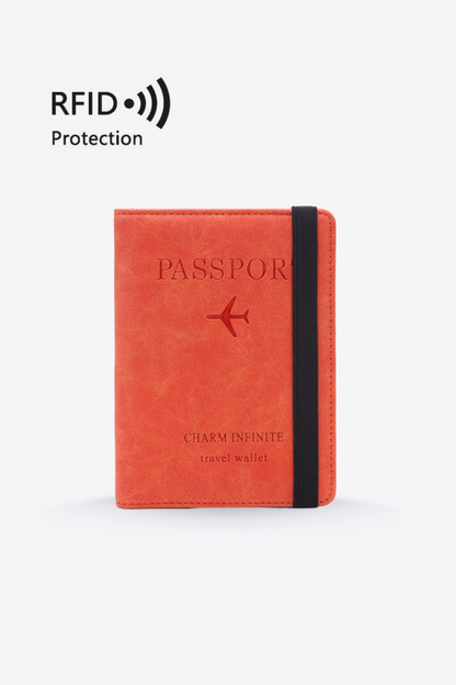 RFID-Blocking Travel Passport Cover – Charm Infinite