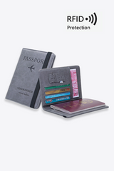 RFID-Blocking Travel Passport Cover – Charm Infinite