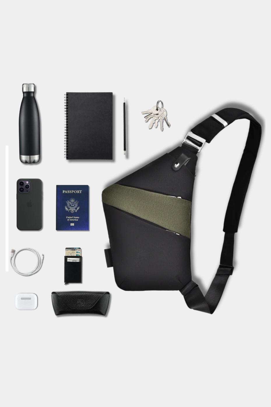 Canvas Chest Bags For Men And Women Across One Shoulder