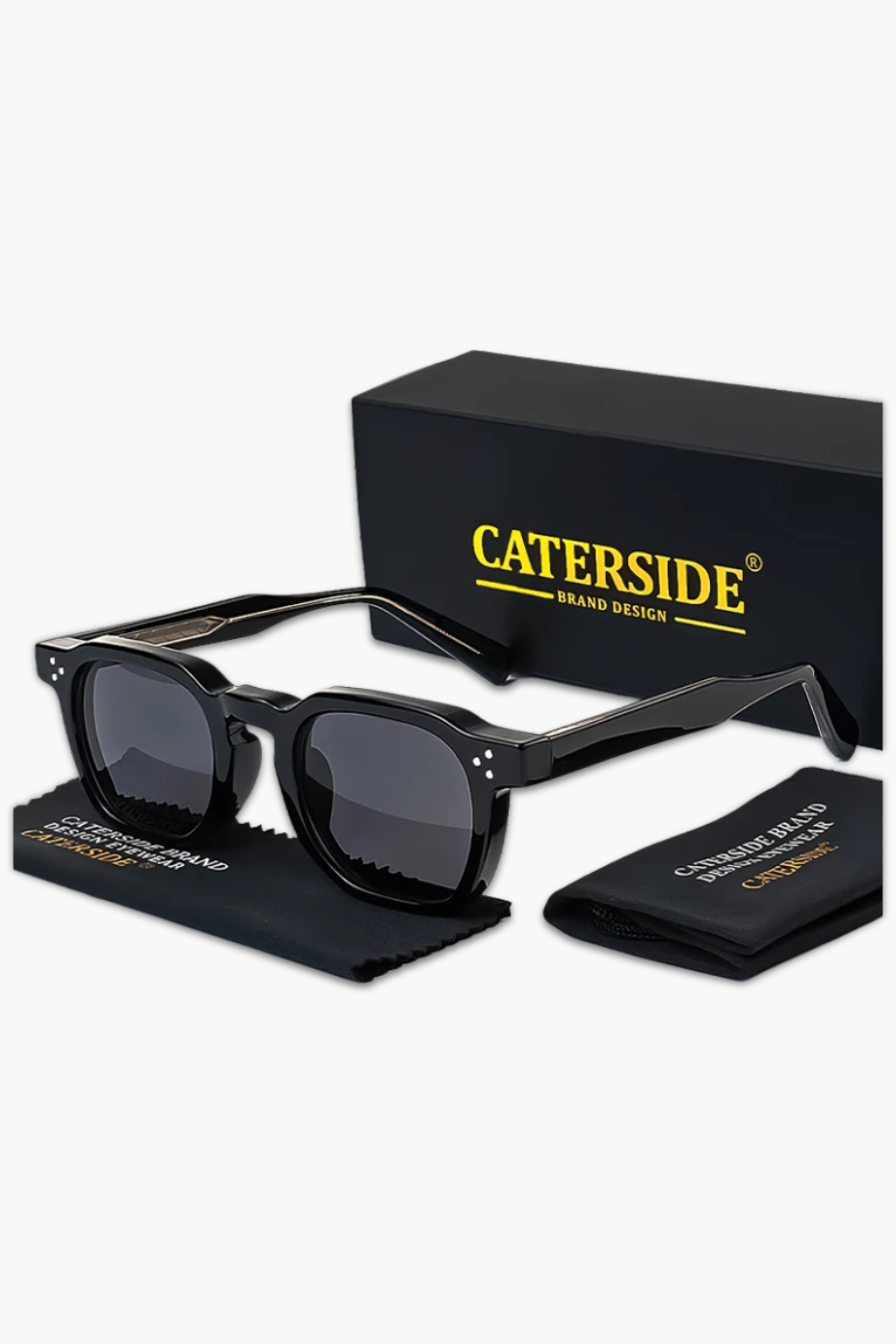 Retro Punk Square Frame Sunglasses