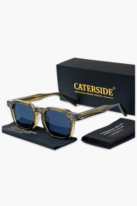Retro Punk Square Frame Sunglasses