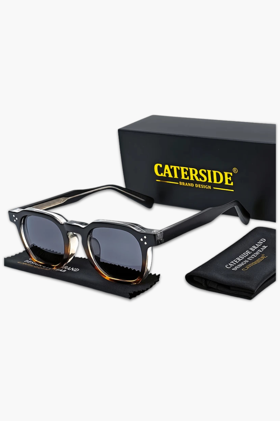 Retro Punk Square Frame Sunglasses