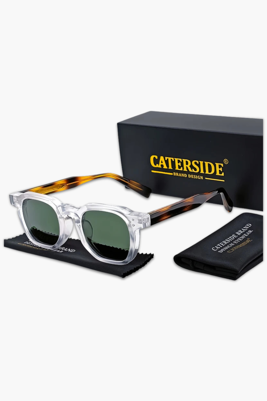 Retro Punk Square Frame Sunglasses
