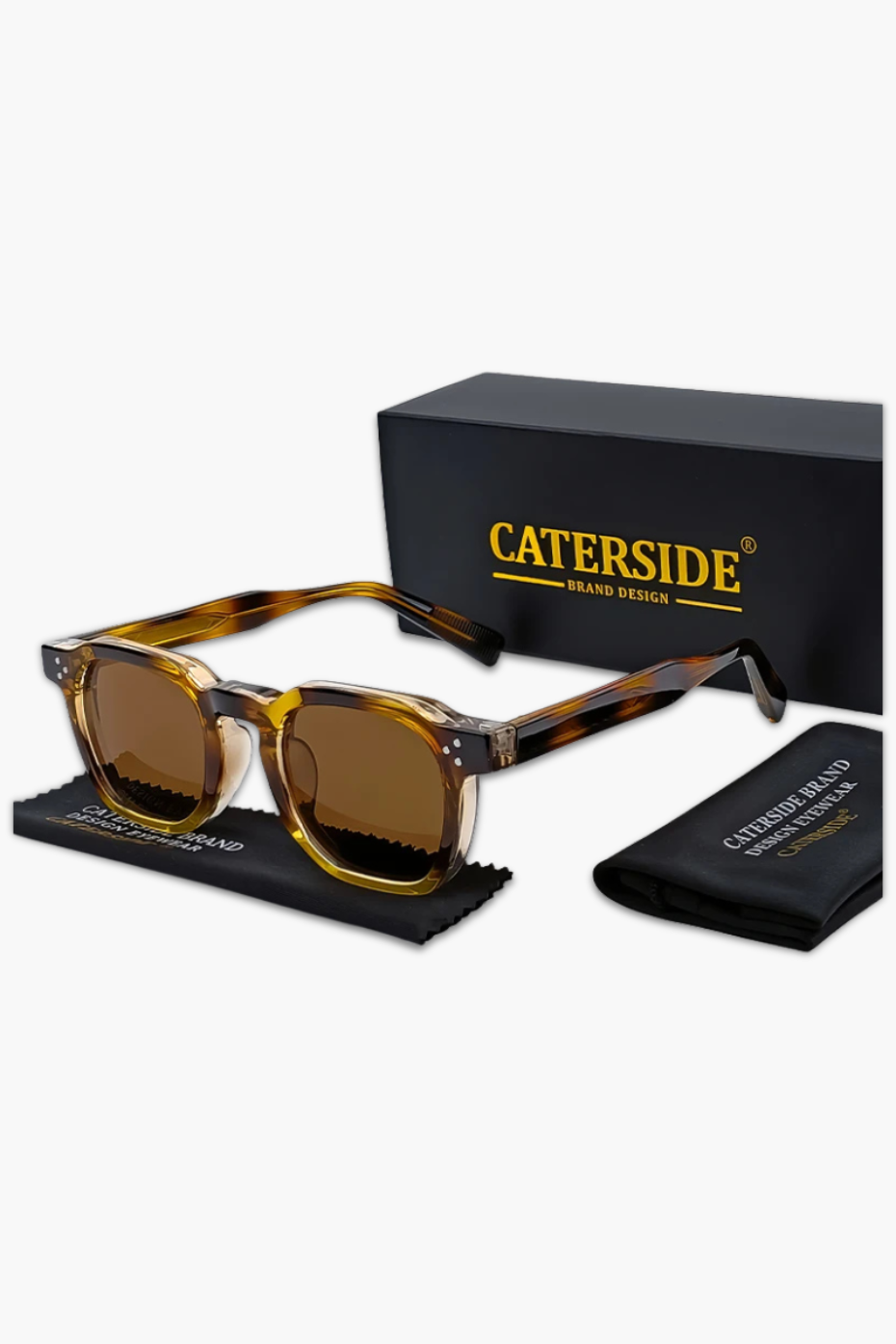 Retro Punk Square Frame Sunglasses
