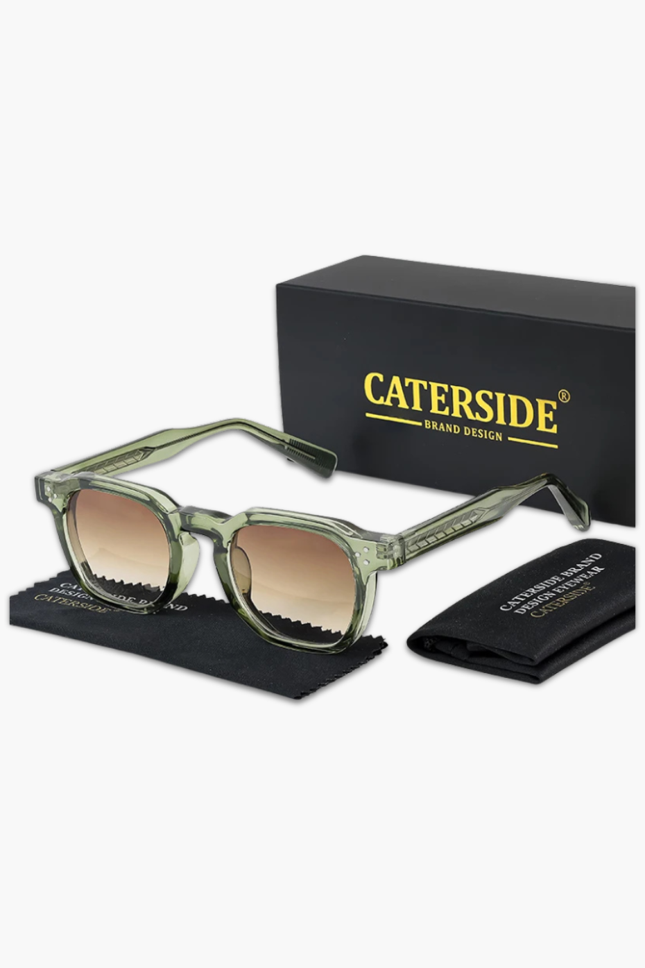 Retro Punk Square Frame Sunglasses