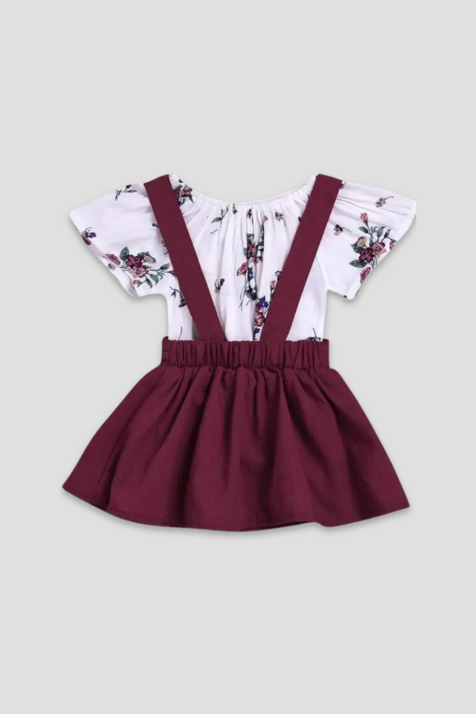 2pcs Suspender Skirt Set