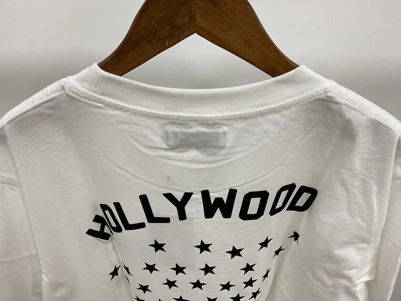 Women's AB Letter BING Star Print Cotton T-Shirt – Casual Summer Tee