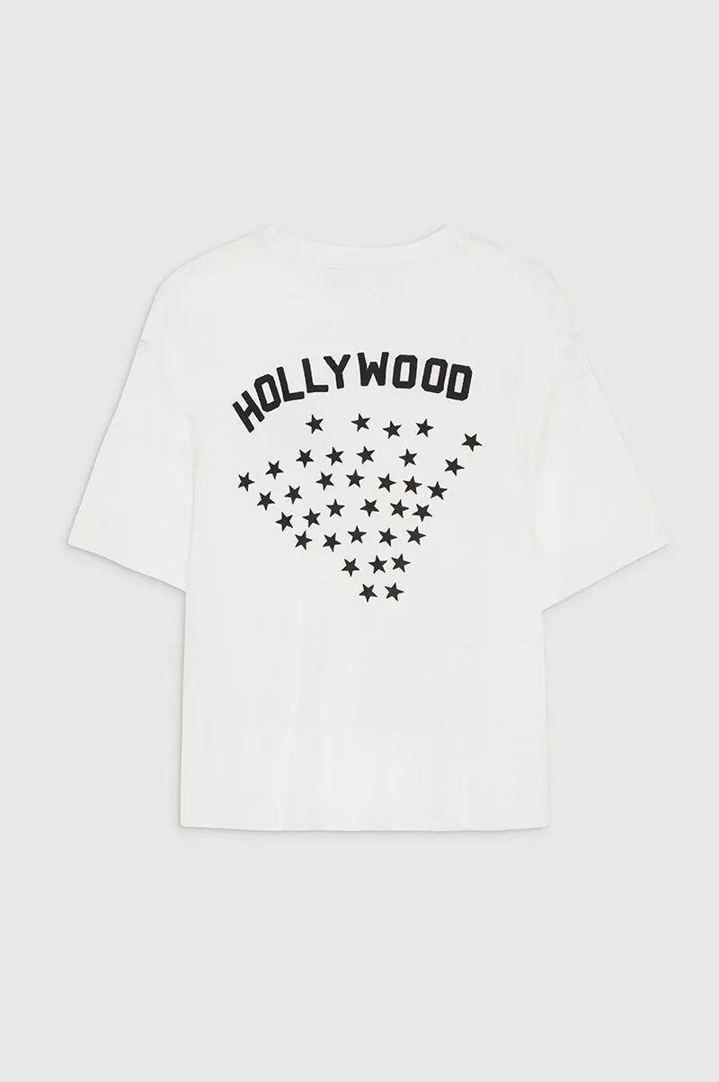 Women's AB Letter BING Star Print Cotton T-Shirt – Casual Summer Tee