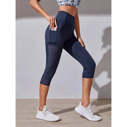 High-Waist Yoga Pants – Slimming, Hip Lift, Pocket Design Fitness Leggings