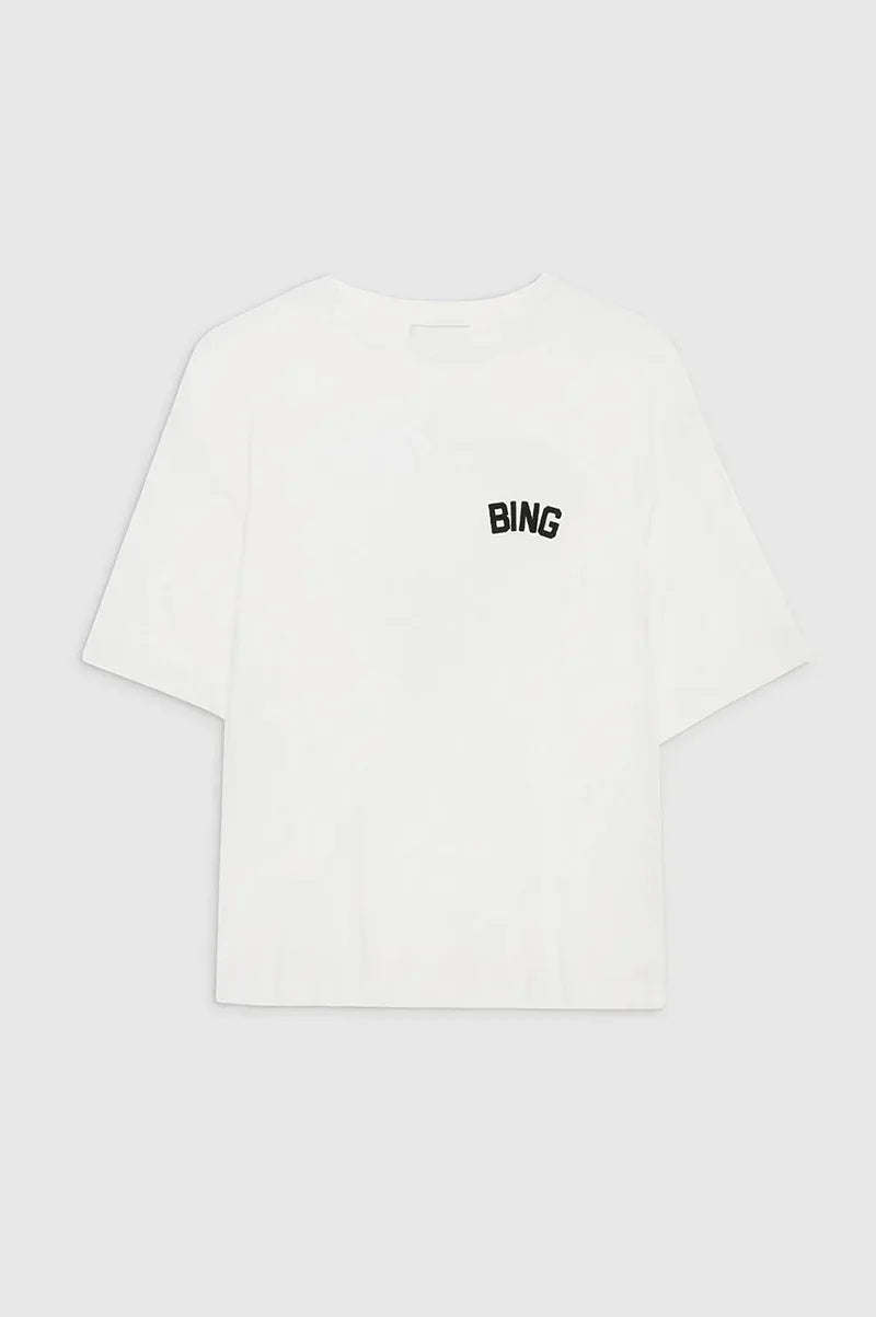 Women's AB Letter BING Star Print Cotton T-Shirt – Casual Summer Tee